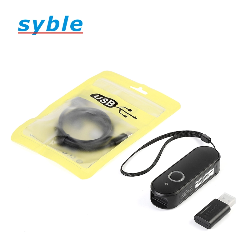 Pemindai Kode Batang 1D/2D nirkabel portabel dengan Memori Harga Pembaca Kode Batang Bluetooth dengan Tampilan