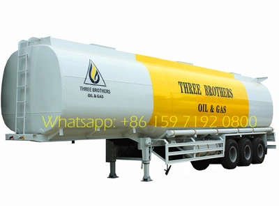 Trailer tanker minyak / diesel 40CBM trailer tanker diesel