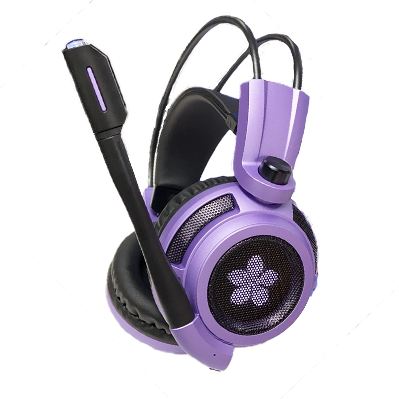 Somic G941 Virtual 7.1 surround sound headset gaming headphone dengan mic ungu