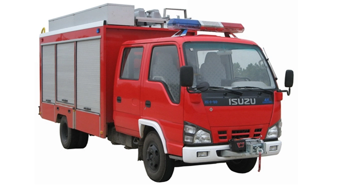 Mini Fast Isuzu Emergency Rescue Vehicle untuk area sempit