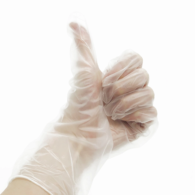 Produsen Dapur Rumah Tangga Bersih Food Grade Vinyl Gloves Powder Free PVC Gloves Sarung tangan pengaman