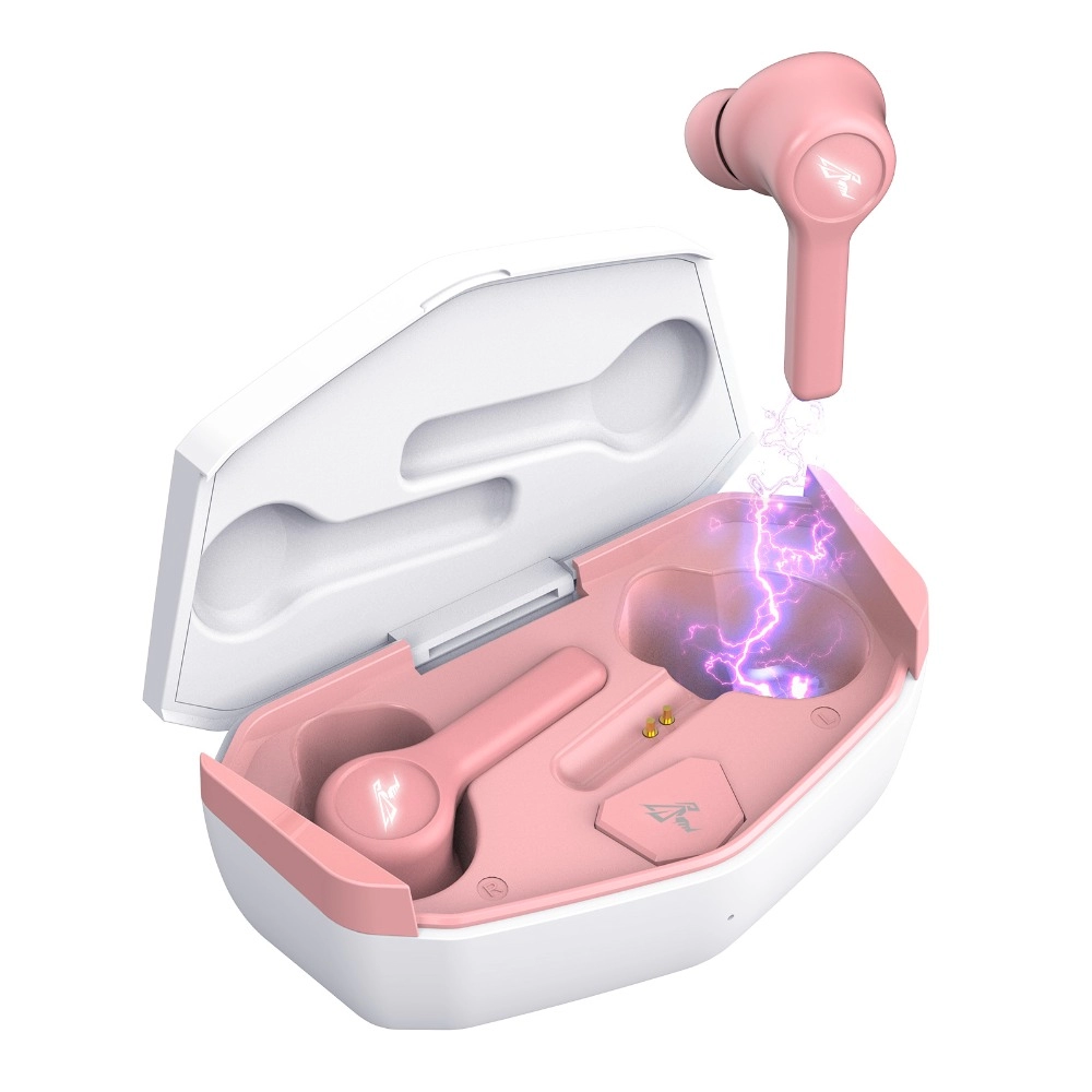 Somic GX501 Pink Permainan Musik Latensi Rendah TWS earbud bluetooth earphone nirkabel