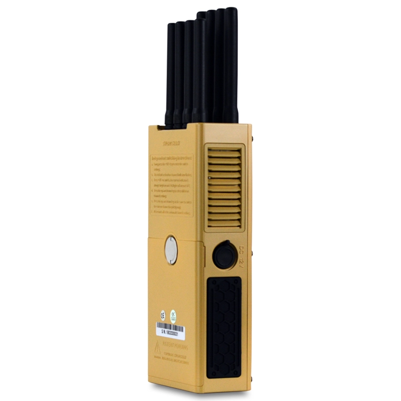 SMA-818S8 High Power Handheld Signal Jammer (Untuk semua Jaringan di seluruh dunia)