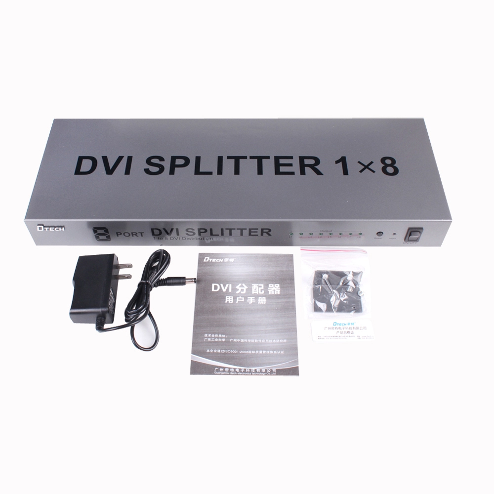 DTECH DT-7025 1 SAMPAI 8 DVI splitter