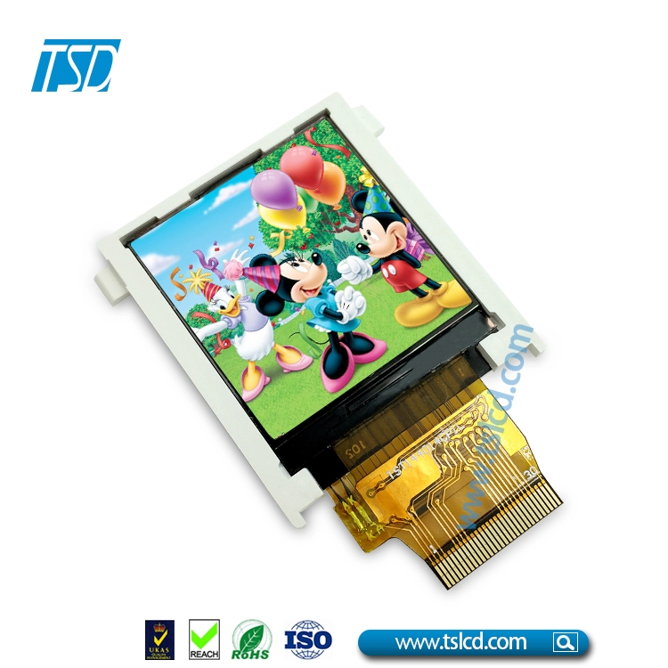 LCD TFT 1,44" 128x128 piksel menampilkan lcm dengan panel sentuh RTP transmitansi tinggi