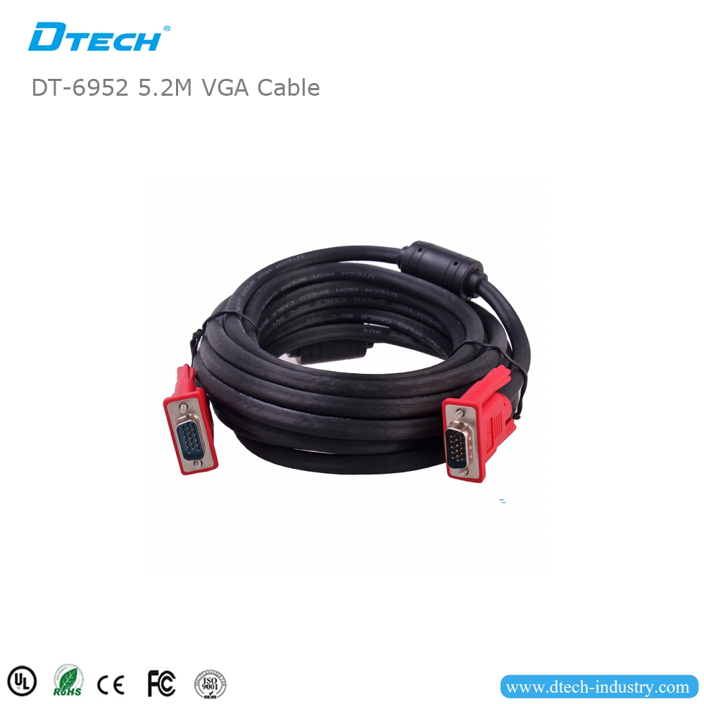 Kabel VGA DTECH DT-6952 VGA 3+6 5.2M