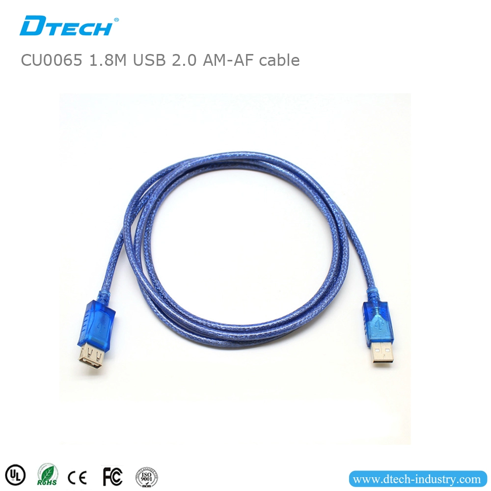 Kabel DTECH CU0065 1.8M USB2.0 AM-AF