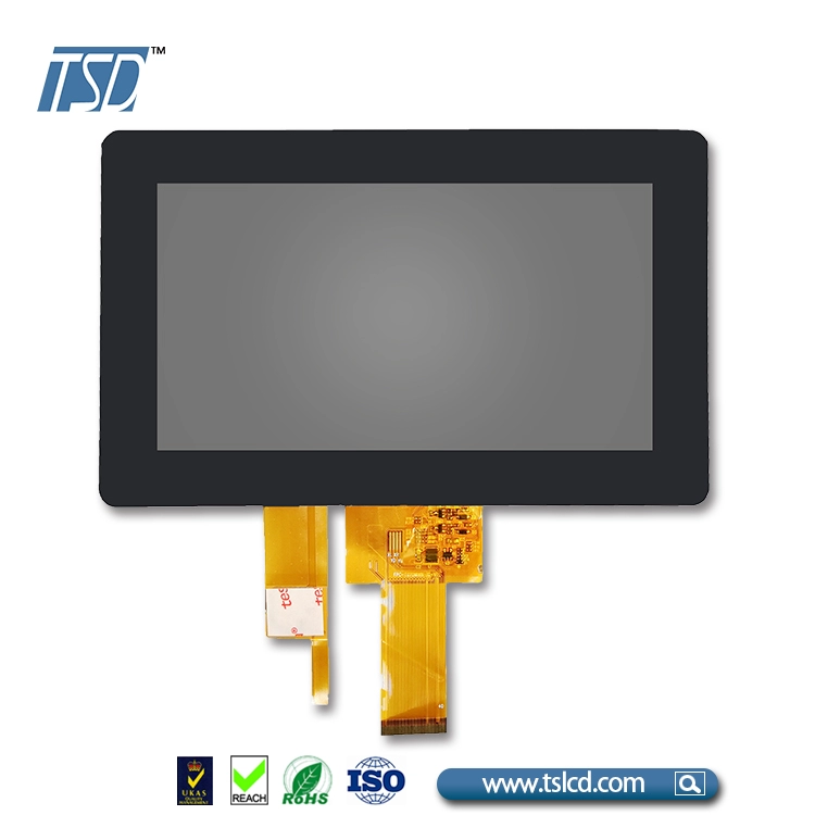 500nits Modul LCD TFT 7” kecerahan tinggi dengan CTP