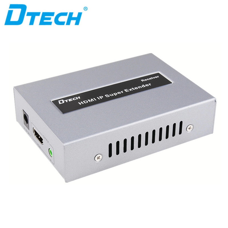 DTECH DT-7046R HDMI over IP extender dengan kabel CAT5 cat6 penerima 120m