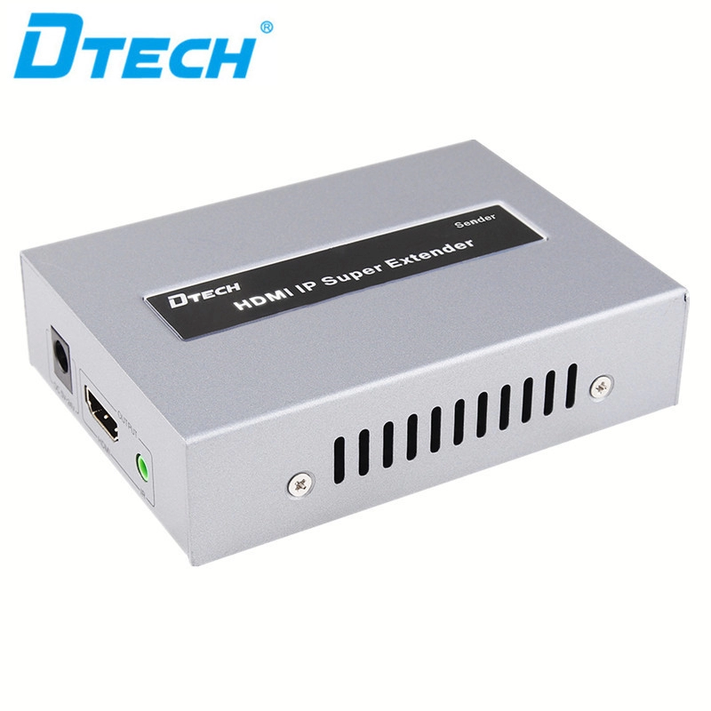 DTECH DT-7046S HDMI over IP extender dengan kabel CAT5 cat6 pengirim 120m