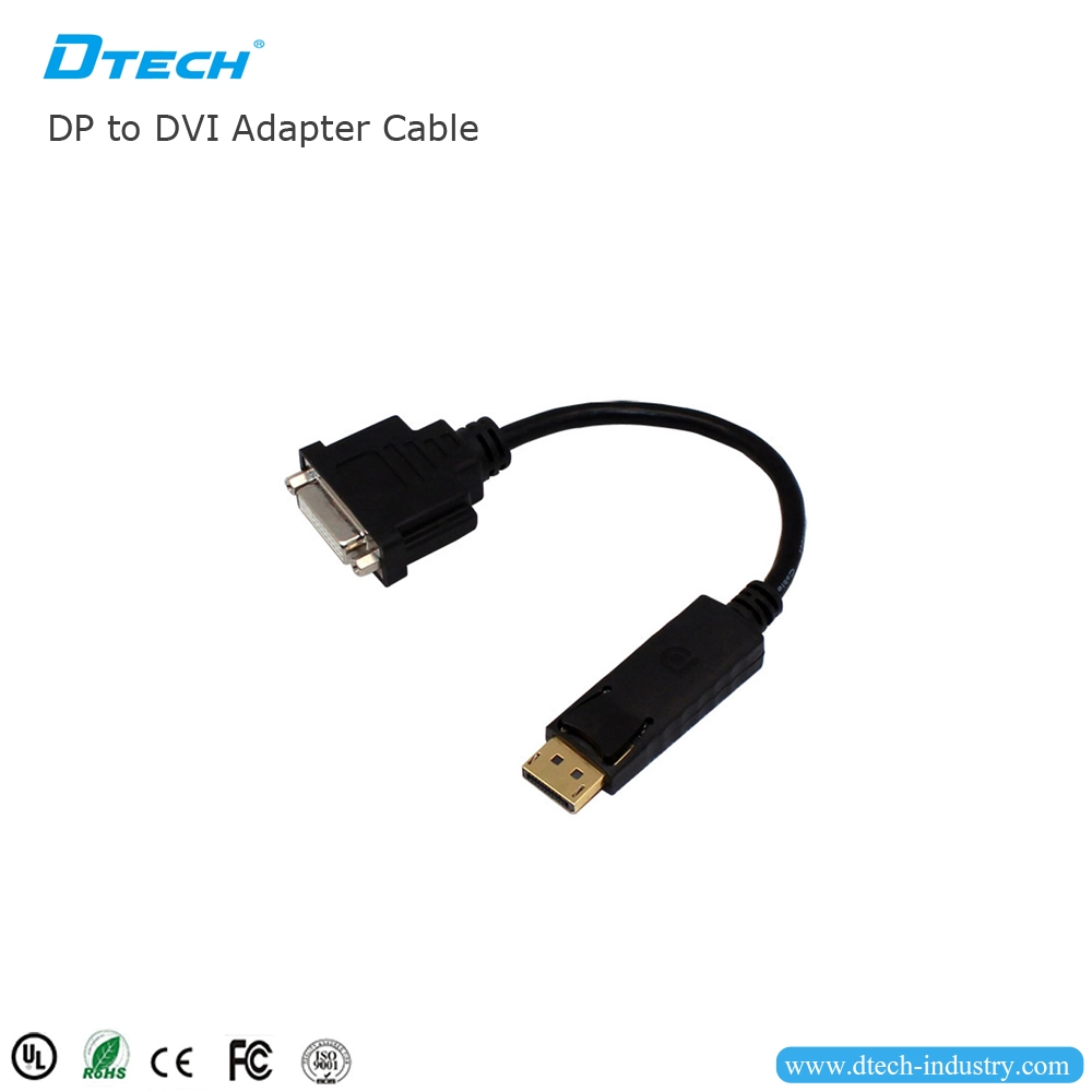 Port tampilan DT-6504 ke kabel adaptor DVI