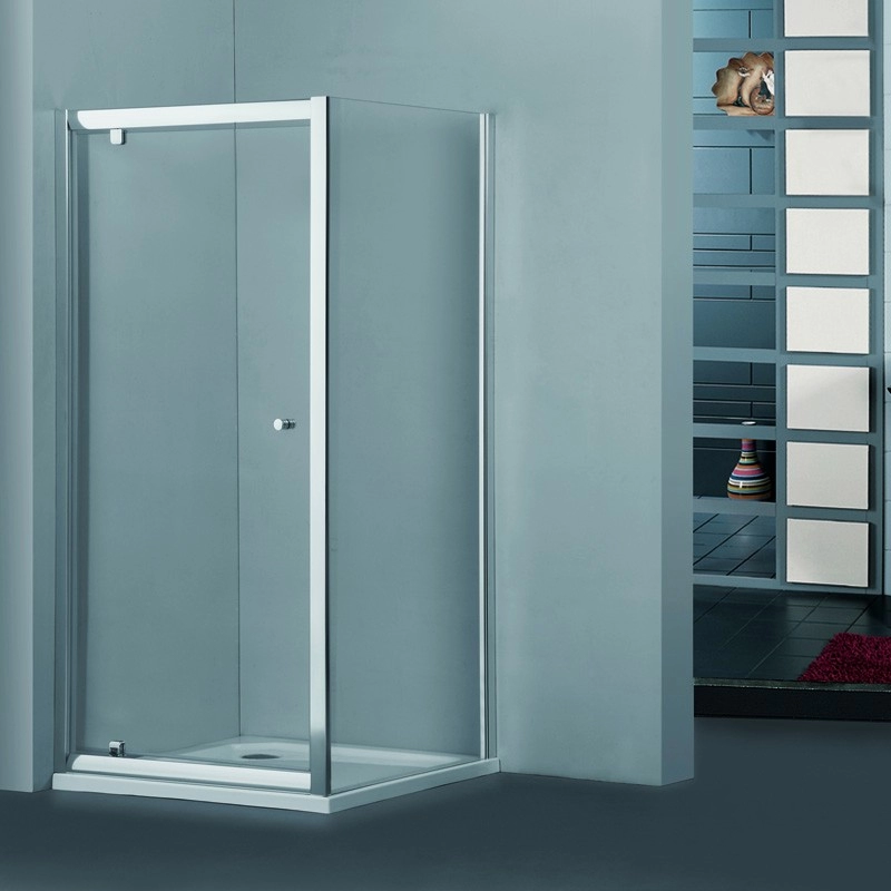 Pintu shower pivot berengsel dengan panel samping