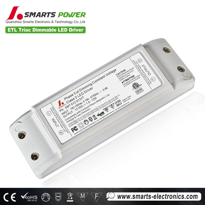 penutup plastik 12v 20w triac dimmable led power supply