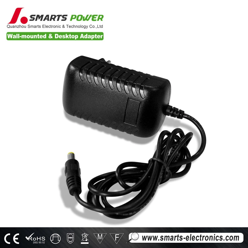 12v 24v 12w US/UK/EU plug power adapter