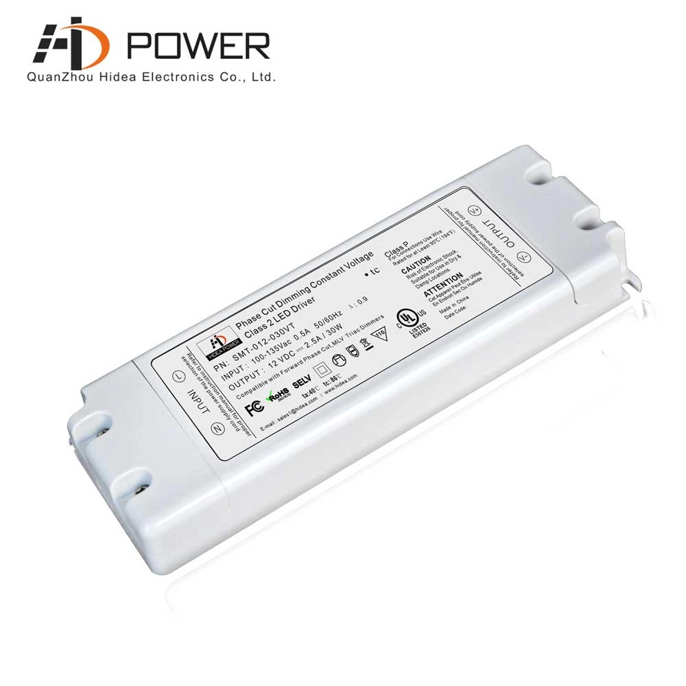 12v 30w dimmable led strip light driver power supply untuk lampu led