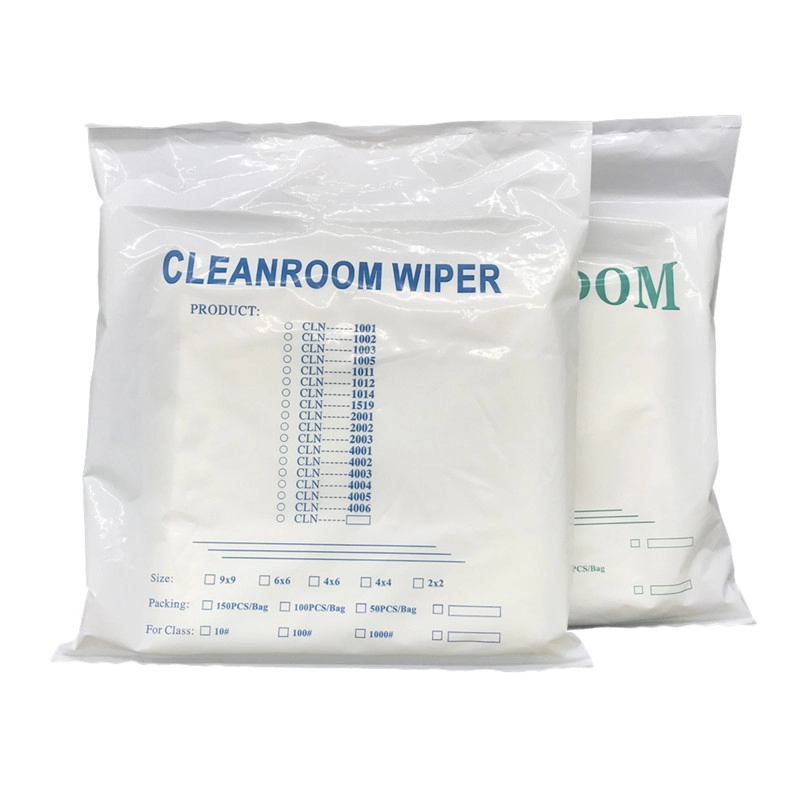 Kain Pembersih Industri Wiper Lint Free Clean Room 100% Polyester Cleaning Room Wiper