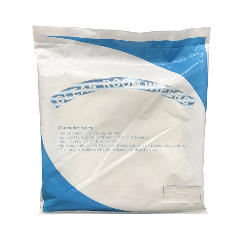 4X4 Harga Kompetitif Berbagai Ukuran Bebas Debu Soft Microfiber Clean Room Wiper
