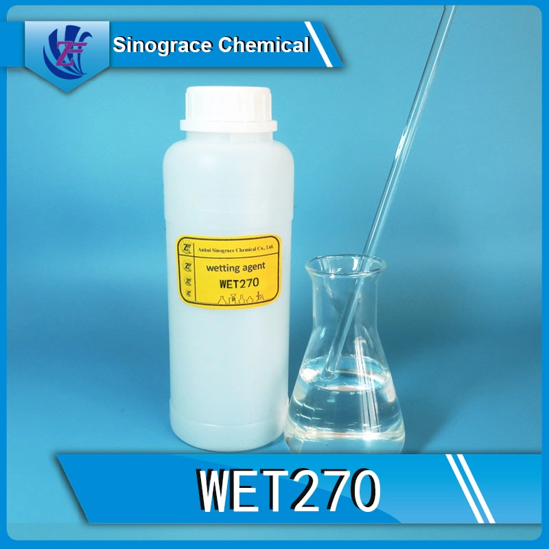 Bahan pembasah silikon organik berbusa rendah WET-270