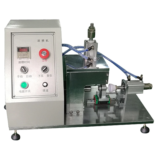 Lab Supercapacitor Roll Grooving Groover Machine Untuk Ultracapacitor