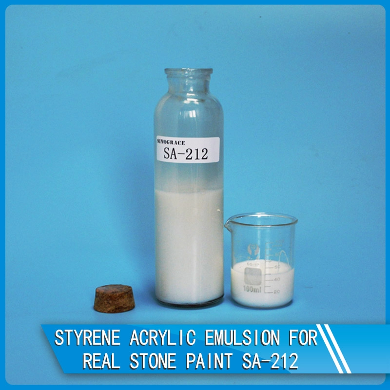 Emulsi Akrilik Styrene untuk Cat Batu Asli SA-212