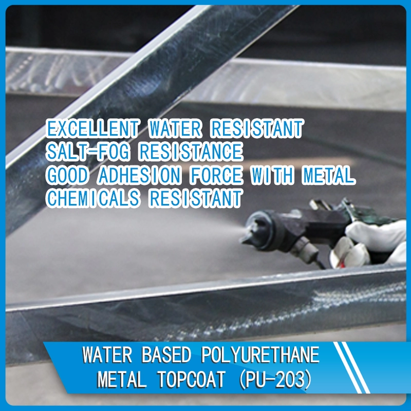 Lapisan atas logam poliuretan berbasis air PU-203