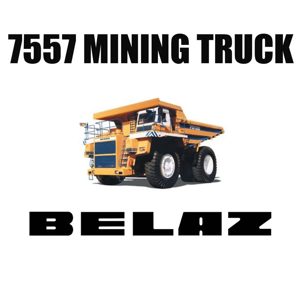 Raksasa Luan 27.00R49 Earthmover Tires Dilengkapi di BELAZ 7557 Dump Truck