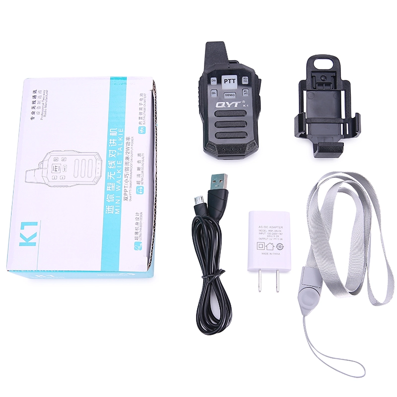 Mini UHF 2Watts IP54 walkie talkie anak-anak
