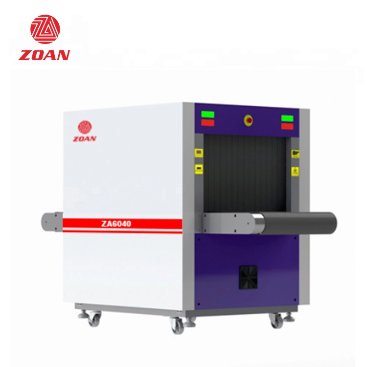 Mesin Pemindai Sistem Pemeriksaan Bagasi X-Ray Multi Energi ZA6040