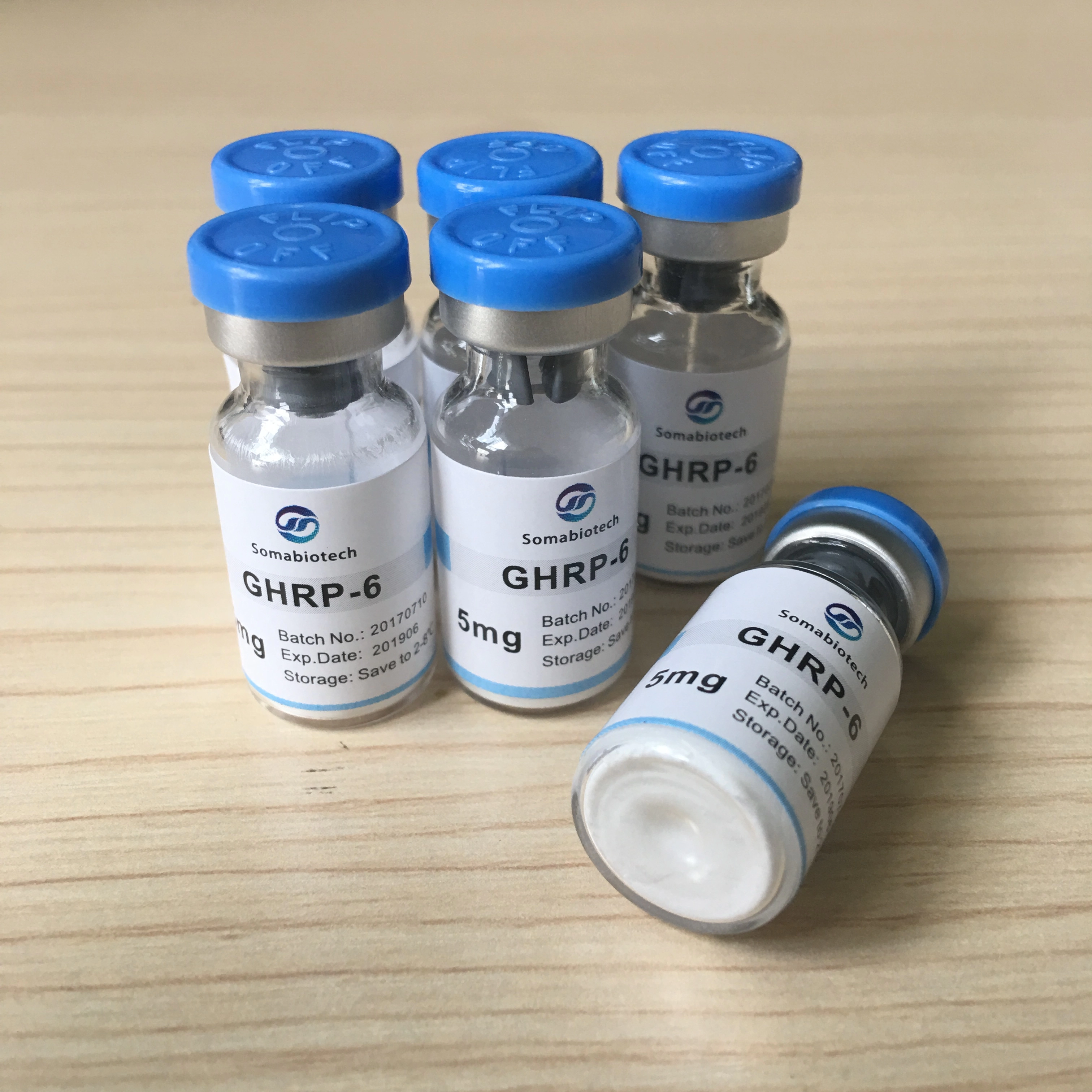 GHRP-6 Hormon Pertumbuhan Melepaskan Peptida