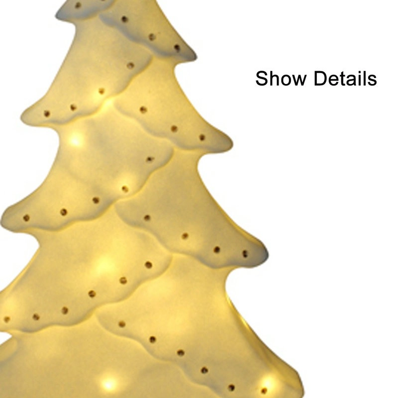 Penggunaan Luar Ruangan Pohon lampu LED Natal Putih Dengan Titik