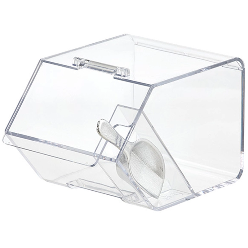 Clear Candy Tin Box Untuk Fruit Sweet Plexiglass Candy Can