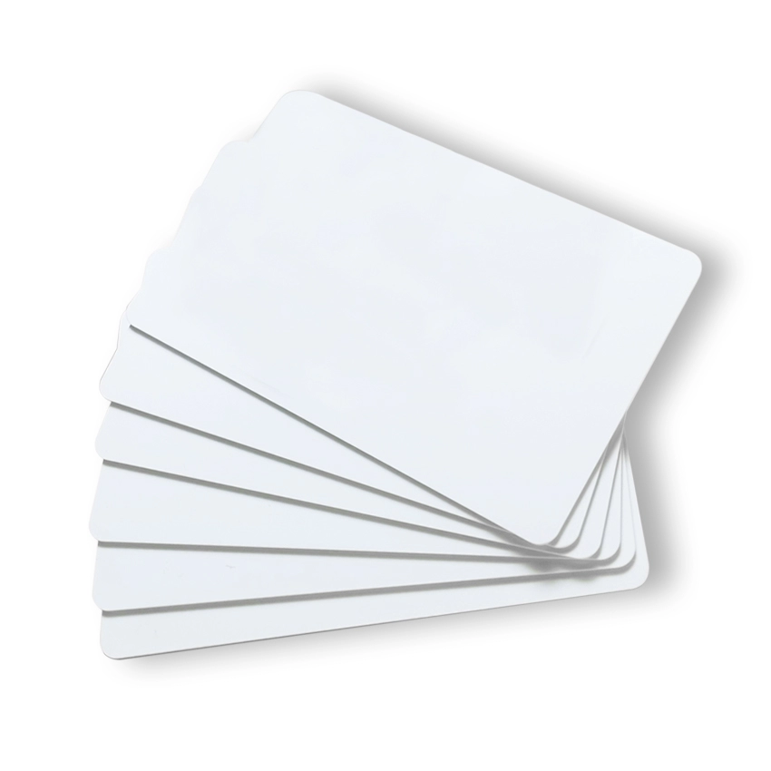 Putih 13.56MHz kosong cr80 plastik PVC kartu pintar rfid