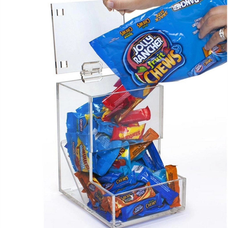 Tempat Penyimpanan Makanan Massal Modern Acrylic Perspex Candy Storage Box
