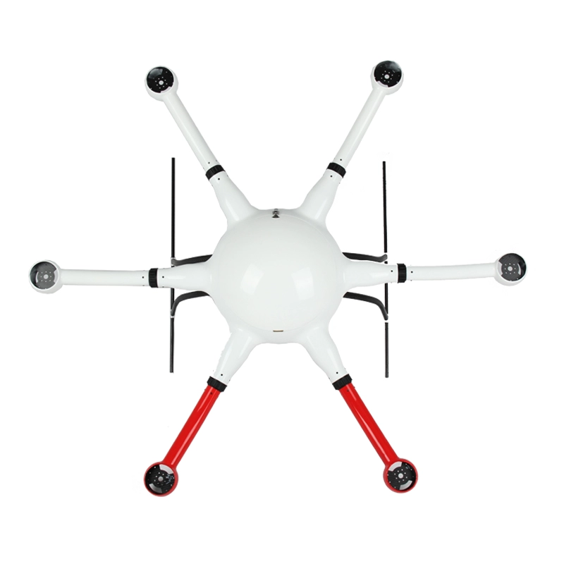 LightCarbon serat karbon penuh drone shell 6 aerofoil