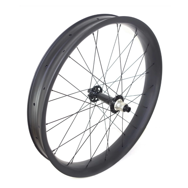 Lightcarbon 26er & 27.5 Snow Bike Wheel Powerway M74 Fatbike Carbon Wheels Dengan Pelek Lebar 65/85/90/75mm