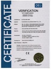 Sertifikat CE untuk Aplikator Label
