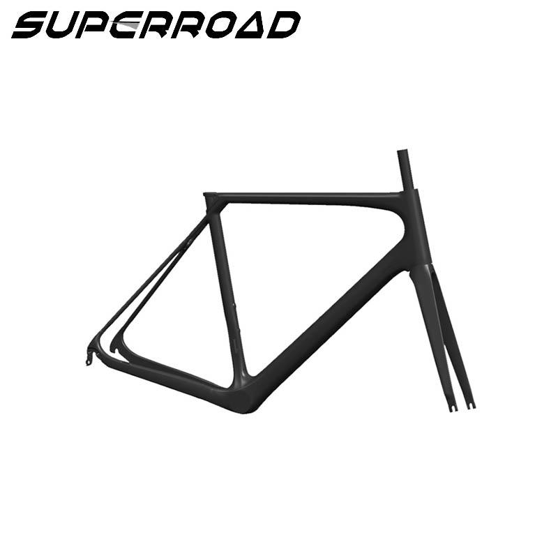 Kustom 700C Superroad Carbon Road Bike Frame Dijual Balap Sepeda Carbon Frame Toray800