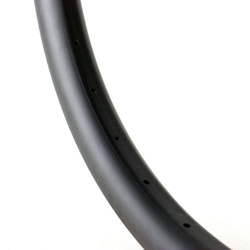 29 inci E-bike rim carbon 42mm wide 25mm depth hookless tubeless ready