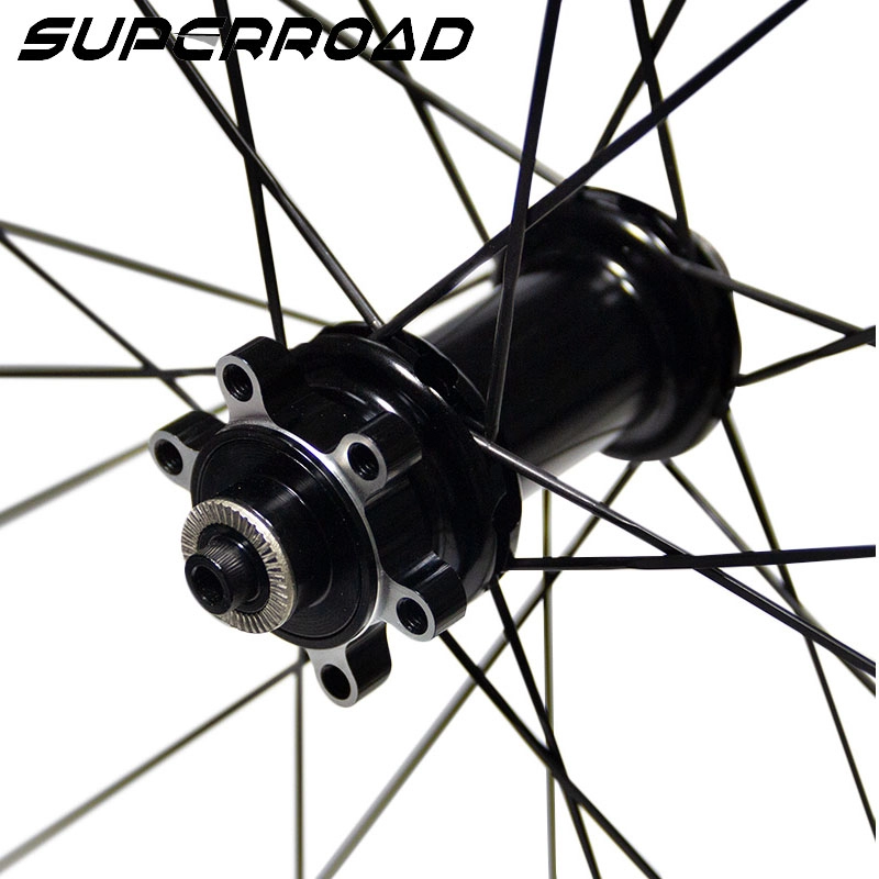 Wheelset Sepeda Jalan dengan Hub Powerway Lebar 25mm