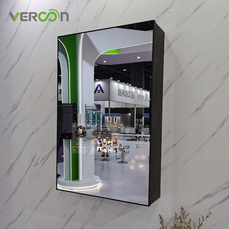 Vercon Led Mirror Medicine Cabinet Lemari Cermin Cerdas untuk Villa