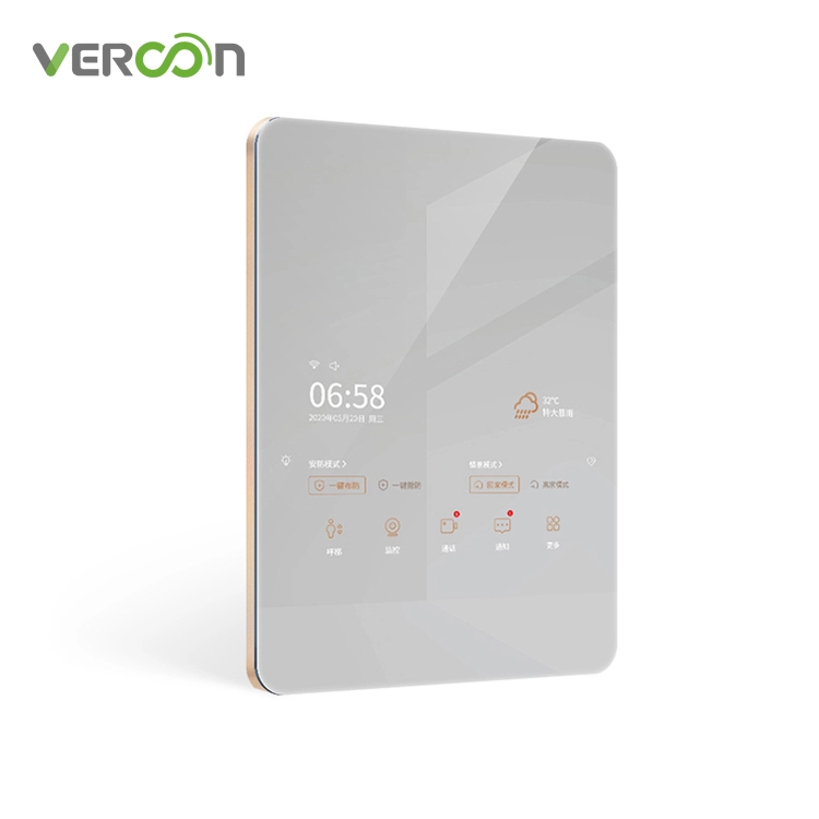 Vercon 10.1inch Smart Home Security Mirror dengan Monitor