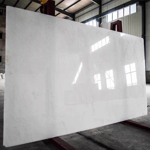 Marmer alami kristal putih untuk bahan batu konstruksi proyek