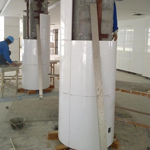 Arch Design Nanoglass Material Untuk Pillar Cladding Tiles China Supplier