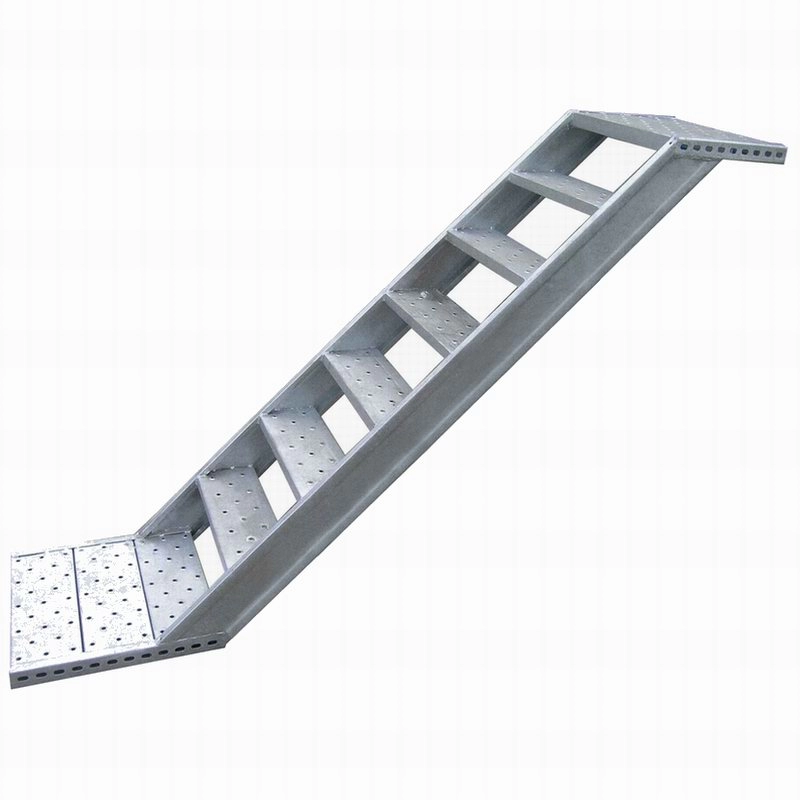 1.5m Hot Dip Galvanized Steel Stairway untuk Perancah Sistem Kwistage