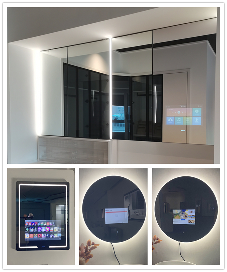 led backlit defogger smart mirror