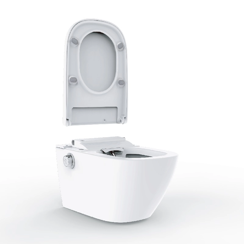 Toilet pancuran cerdas Bidet Kursi warna putih dan hitam gaya Jerman
