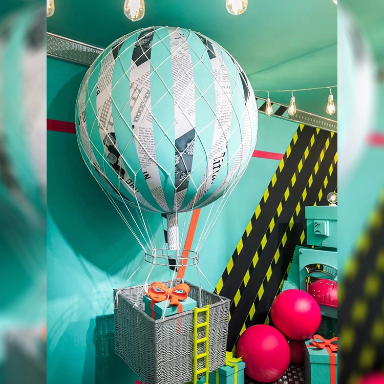 Jual panas warna balon udara panas tampilan jendela alat peraga