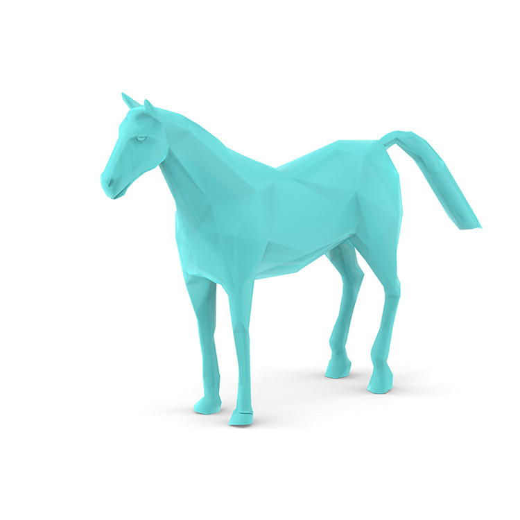 artificial feberglass horse statues