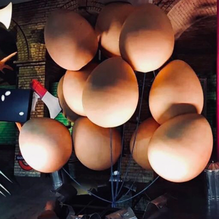 Grosir telur buatan patung telur dekoratif alat peraga