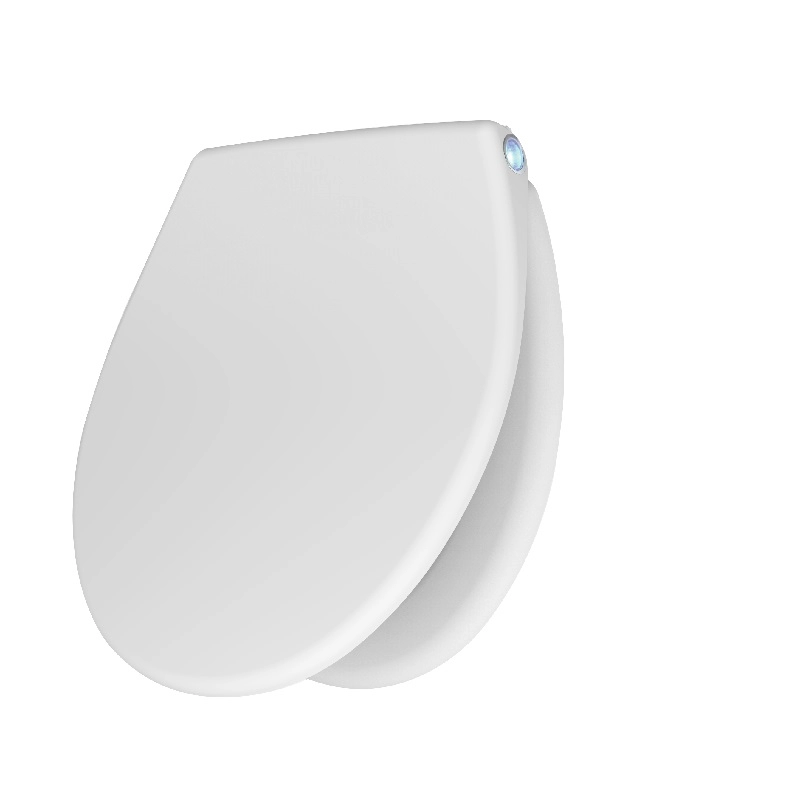 Penutup Kursi Toilet Khusus dengan lampu LED warna berbeda lampu merah putih cahaya biru muda